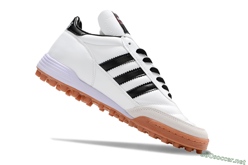 Men's Adidas Copa Mundial Team Astro TF Football Shoes - Black/White 4
