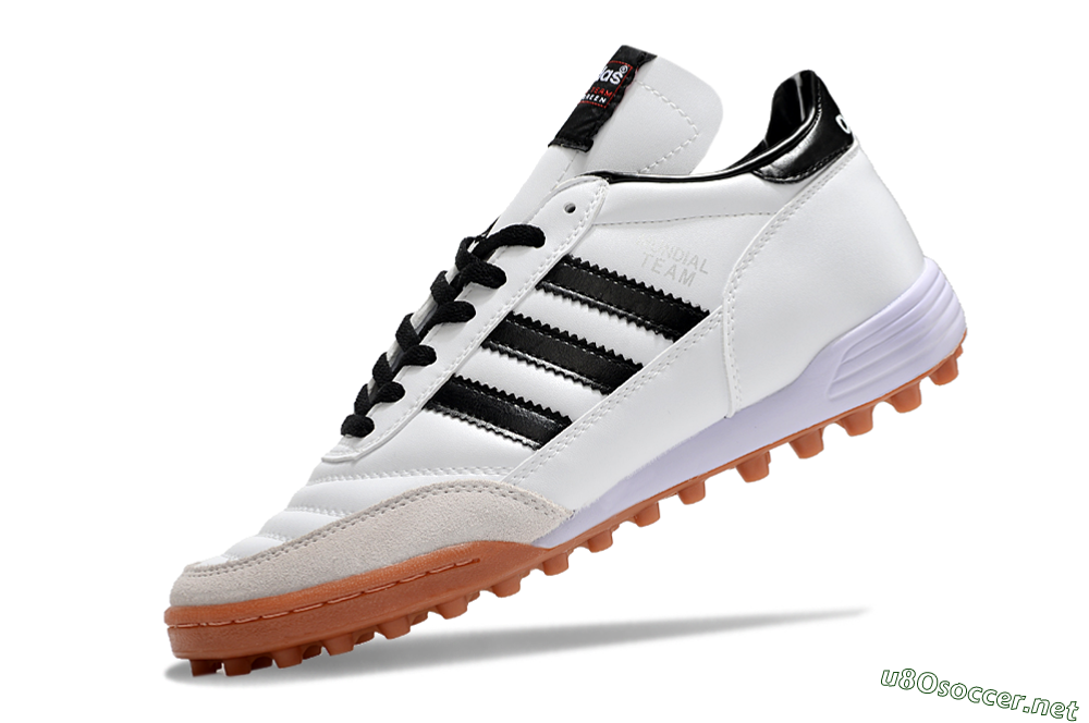 Men's Adidas Copa Mundial Team Astro TF Football Shoes - Black/White 5