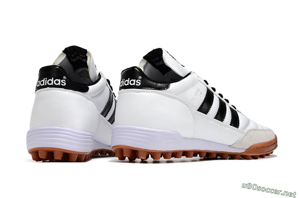 Men's Adidas Copa Mundial Team Astro TF Football Shoes - Black/White 6