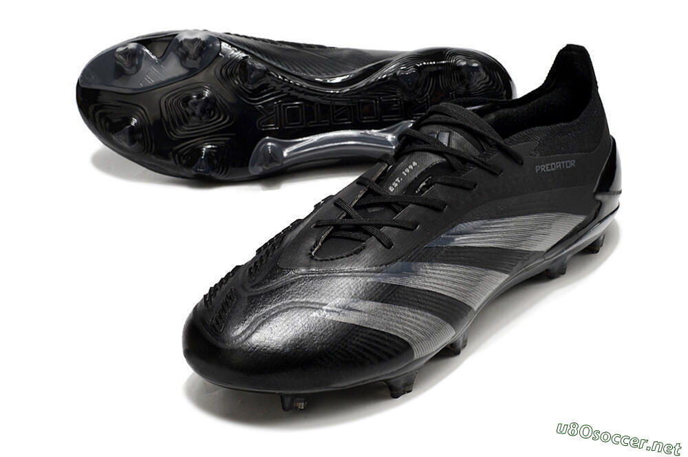 Men's Adidas Predator Accuracy.1 FG Football Boots - Black/Dark Blue 3