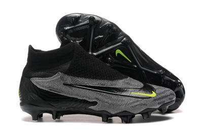 Men's Nike Phantom GX Elite FG Football Boots - Black/Grey/Yellow