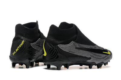 Men's Nike Phantom GX Elite FG Football Boots - Black/Grey/Yellow
