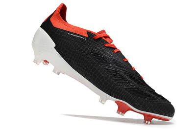 Men's Adidas Predator Accuracy+ FG Football Boots - Black/White/Red