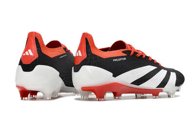Men's Adidas Predator Accuracy+ FG Football Boots - Black/White/Red