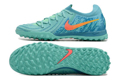 Men's Nike Phantom Luna Elite TF Football Shoes - Jade/Orange/Yellow