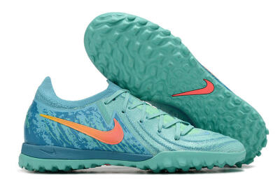 Men's Nike Phantom Luna Elite TF Football Shoes - Jade/Orange/Yellow