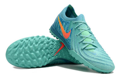 Men's Nike Phantom Luna Elite TF Football Shoes - Jade/Orange/Yellow