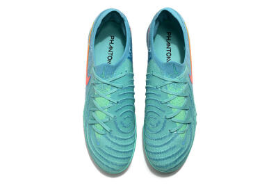 Men's Nike Phantom Luna Elite TF Football Shoes - Jade/Orange/Yellow