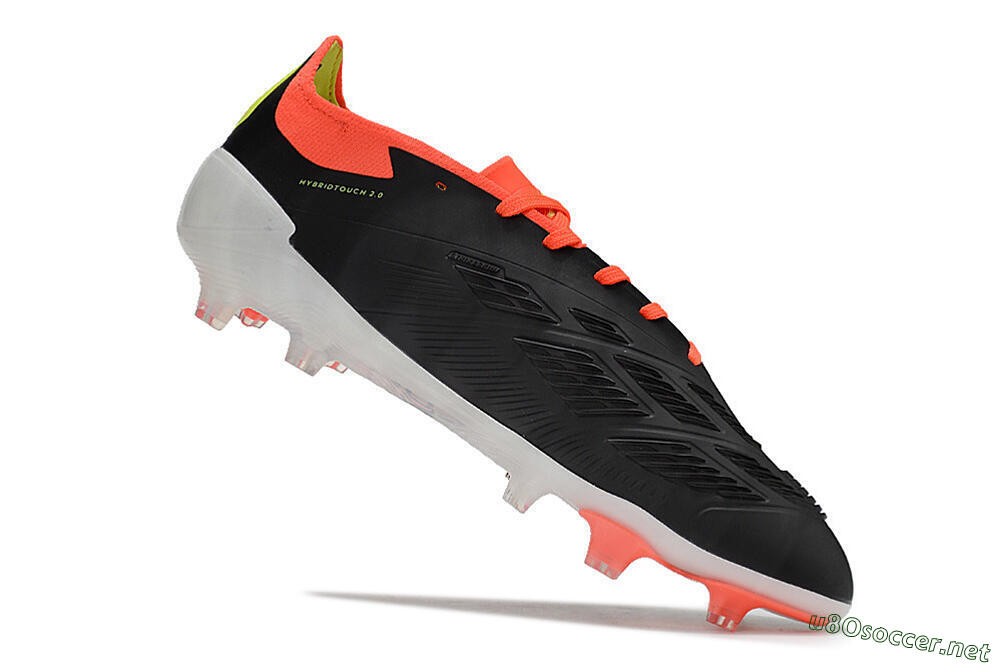 Men's Adidas Predator Elite FG Football Boots - Black/White/Pink 4