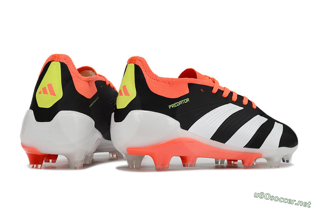 Men's Adidas Predator Elite FG Football Boots - Black/White/Pink 6