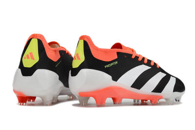 Men's Adidas Predator Elite FG Football Boots - Black/White/Pink
