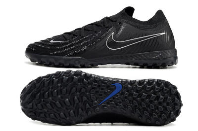 Men's Nike Phantom GX 2 Elite TF Football Shoes - Black/White/Blue