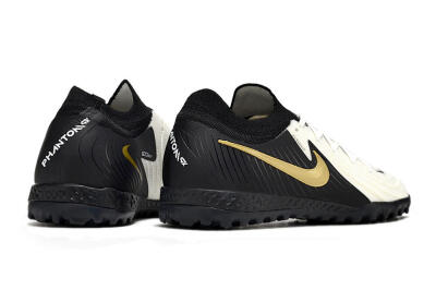 Men's Nike Phantom GX 2 Elite TF Football Shoes - White/Black/Gold