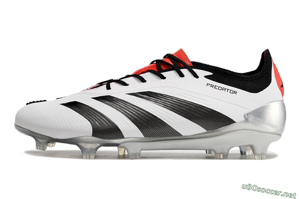 Men's Adidas Predator Elite FG Football Boots - White/Black/Red 0