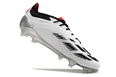 Men's Adidas Predator Elite FG Football Boots - White/Black/Red