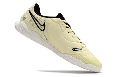 Men's Nike Tiempo Legend 10 Academy IC Football Shoes - Beige/Black/White