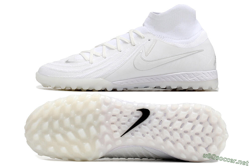 Men's Nike Phantom Luna Elite NU TF Football Shoes - White/Black 1