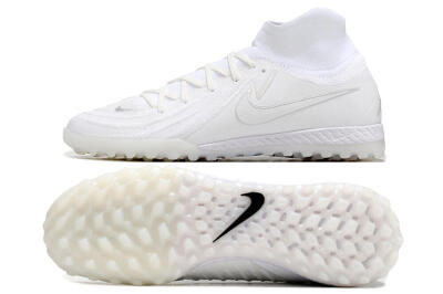 Men's Nike Phantom Luna Elite NU TF Football Shoes - White/Black