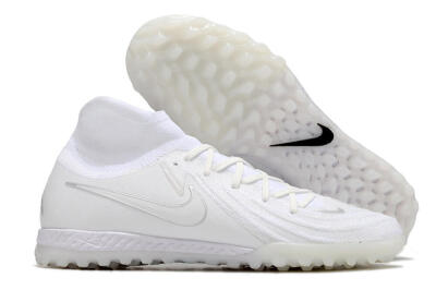 Men's Nike Phantom Luna Elite NU TF Football Shoes - White/Black