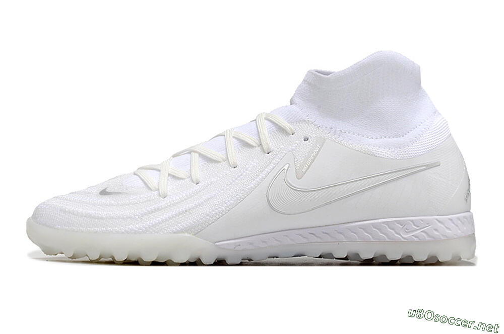 Men's Nike Phantom Luna Elite NU TF Football Shoes - White/Black 0