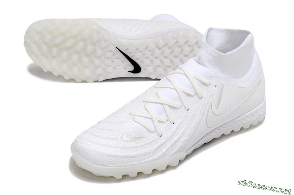 Men's Nike Phantom Luna Elite NU TF Football Shoes - White/Black 3