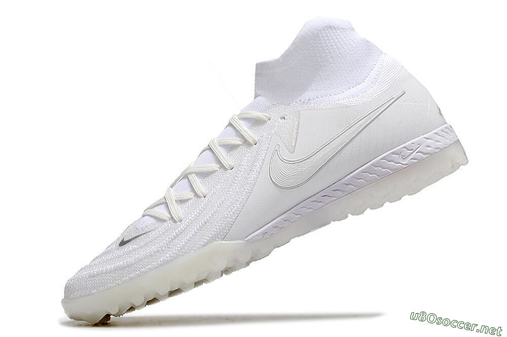 Men's Nike Phantom Luna Elite NU TF Football Shoes - White/Black 5