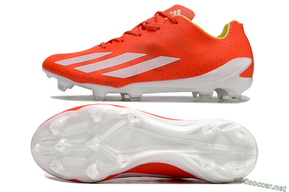 Men's Adidas X Crazylight+ FG Football Boots - Red/White/Yellow 1