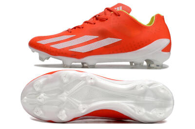 Men's Adidas X Crazylight+ FG Football Boots - Red/White/Yellow