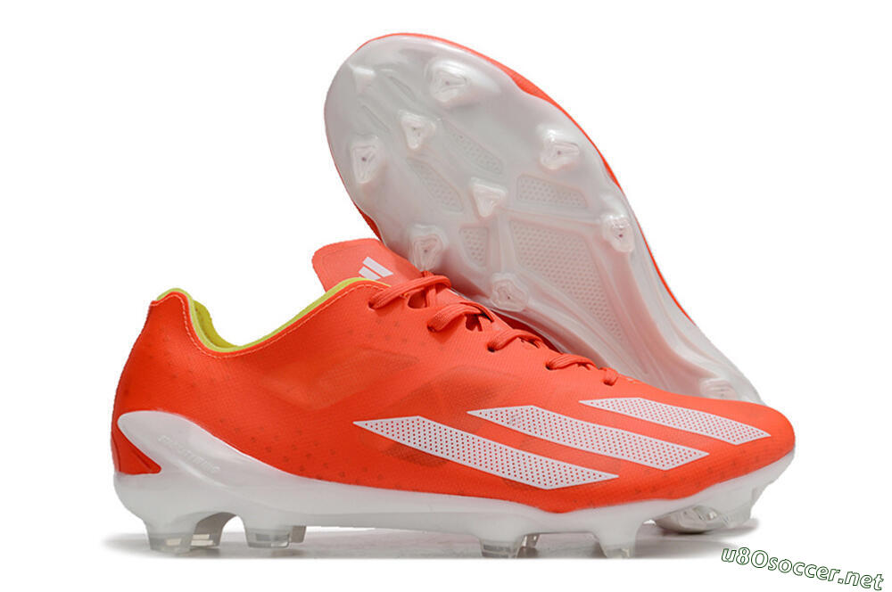 Men's Adidas X Crazylight+ FG Football Boots - Red/White/Yellow 2