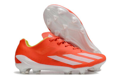Men's Adidas X Crazylight+ FG Football Boots - Red/White/Yellow