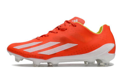 Men's Adidas X Crazylight+ FG Football Boots - Red/White/Yellow