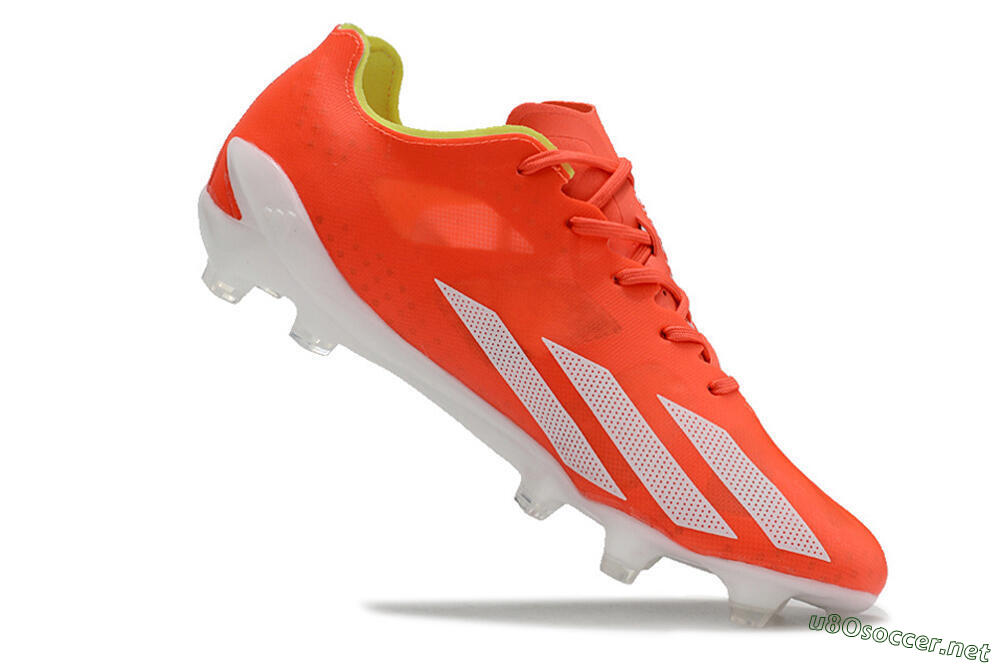 Men's Adidas X Crazylight+ FG Football Boots - Red/White/Yellow 4