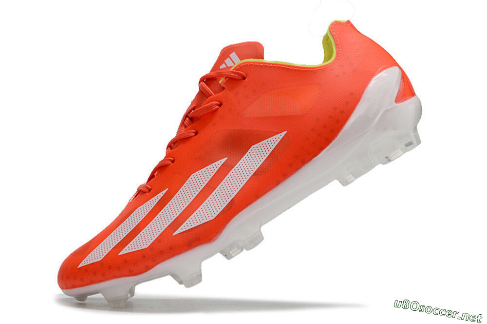 Men's Adidas X Crazylight+ FG Football Boots - Red/White/Yellow 5