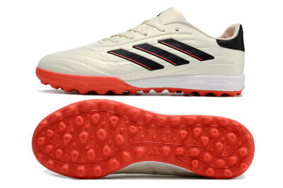 Men's Adidas Copa Pure.3 TF Football Shoes - White/Black/Red
