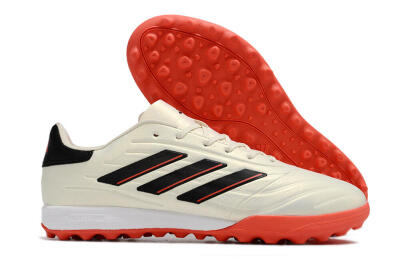 Men's Adidas Copa Pure.3 TF Football Shoes - White/Black/Red