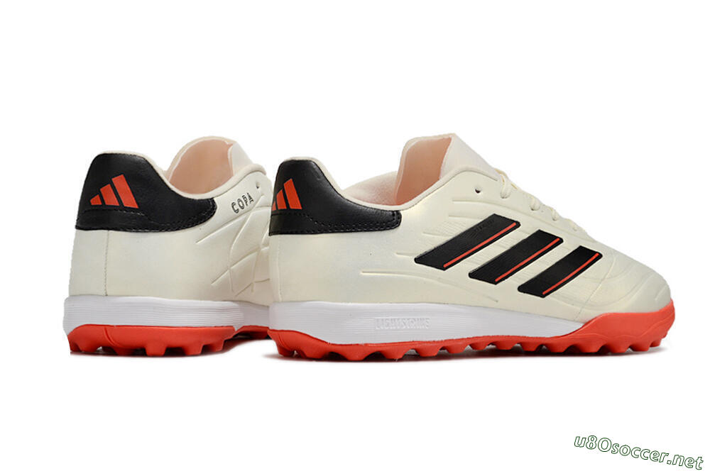 Men's Adidas Copa Pure.3 TF Football Shoes - White/Black/Red 6