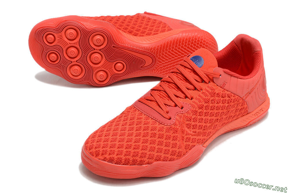 Men's Nike React Gato IC Football Shoes - Red/Red 3