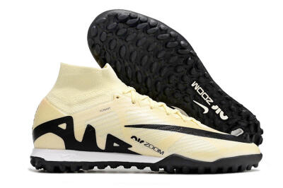 Men's Nike Air Zoom Mercurial Superfly 9 Elite TF Football Shoes - Beige/Black