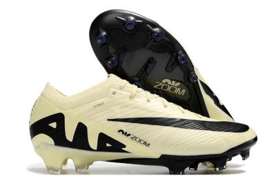 Men's Nike Air Zoom Mercurial Vapor 15 Elite AG Football Boots - Beige/Black