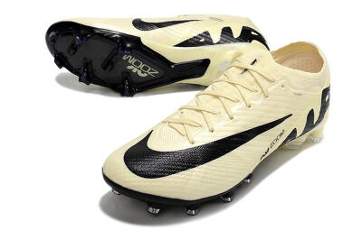 Men's Nike Air Zoom Mercurial Vapor 15 Elite AG Football Boots - Beige/Black