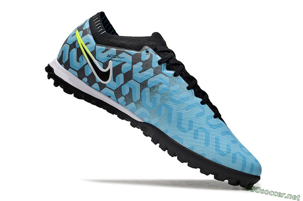 Unisex Nike Air Zoom Mercurial Vapor 15 Elite TF Football Shoes - Blue/White/Black 4