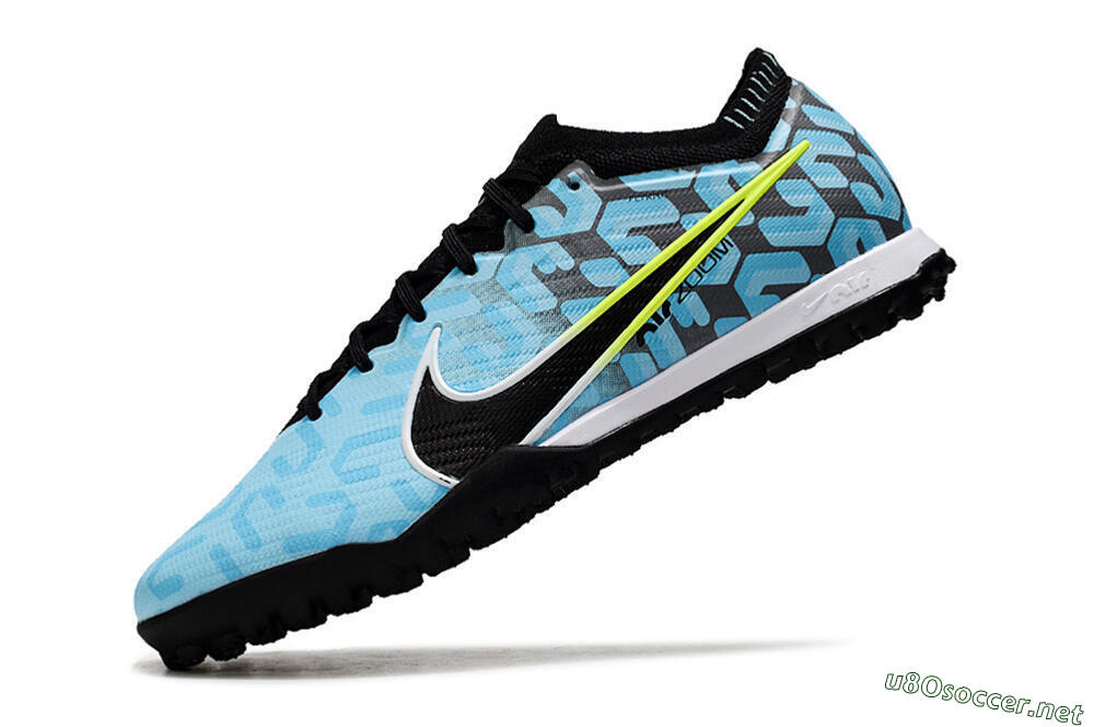 Unisex Nike Air Zoom Mercurial Vapor 15 Elite TF Football Shoes - Blue/White/Black 5