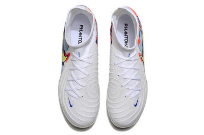 Unisex Nike Phantom Luna Elite NU TF Football Shoes - White/Red/Yellow/Blue