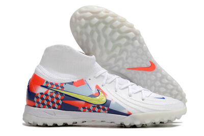 Unisex Nike Phantom Luna Elite NU TF Football Shoes - White/Red/Yellow/Blue
