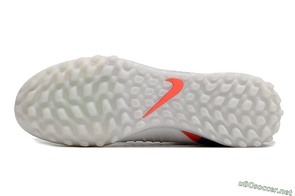 Unisex Nike Phantom Luna Elite NU TF Football Shoes - White/Red/Yellow/Blue 7