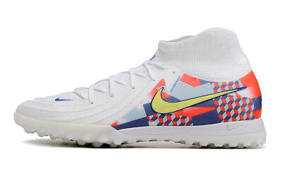 Unisex Nike Phantom Luna Elite NU TF Football Shoes - White/Red/Yellow/Blue