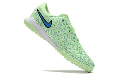 Men's Nike Tiempo Legend 10 Pro TF Football Shoes - Green/Blue/White