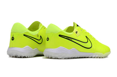 Men's Nike Tiempo Legend 10 Pro TF Football Shoes - Yellow/Black/White