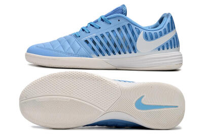 Unisex Nike Lunar Gato 2 IC Football Shoes - Blue/White