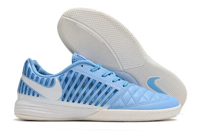 Unisex Nike Lunar Gato 2 IC Football Shoes - Blue/White